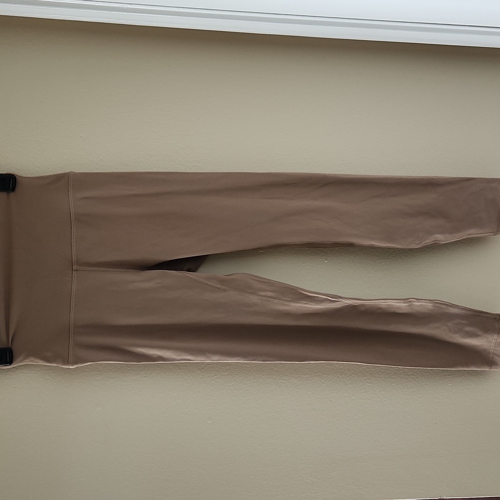 Women's Tan High-Waisted Leggings